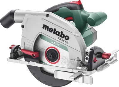 Produktbild von Metabo Handkreissäge KS 66 FS, incl. Kreissägeblatt, Zubehör, Karton