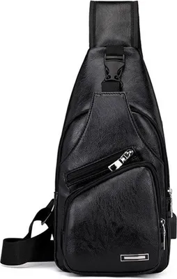 Obrázek produktu pro Dámská taška přes rameno Pánská taška přes rameno Náprsní taška s nabíjecím portem USB vhodná pro turistiku