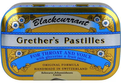 Zdjęcie produktu dla Grethers Blackcurrant Gold zh.past.tin 110 g