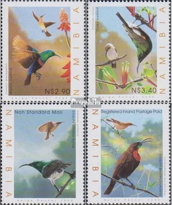 Produktbild von Briefmarken Namibia - Südwestafrika 2005 Mi 1153-1156 (kompl.Ausg.) postfrisch Nektarvögel