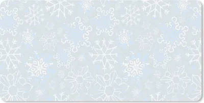 Produktbild von MuchoWow® Schreibtischunterlage Winter - Schneeflocke - Design 80x40 cm - XXL Mauspad - Gaming Mauspad