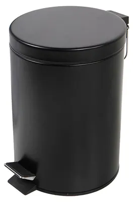 Produktbild von Edelstahl Mülleimer Kosmetikeimer Treteimer 5L