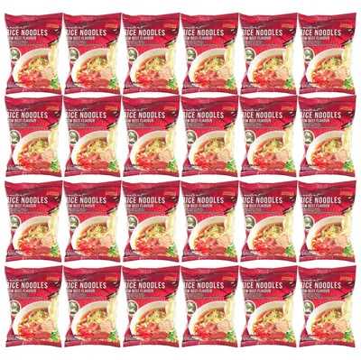 Produktbild von Mama Instantsuppe Reisnudeln Rind Geschmack 24x55g