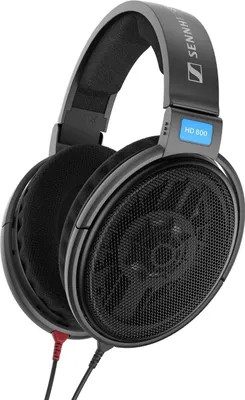 Zdjęcie produktu dla Suchawki Sennheiser HD600 z odczanym kablem, czarne