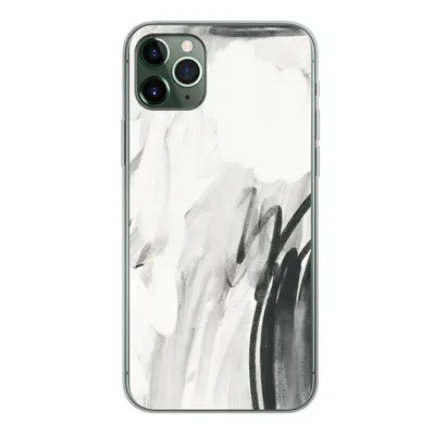 Produktbild von MuchoWow® Handyhülle Schutzhülle Hülle für iPhone 11 Pro Max Kunst - Schwarz - Weiß - Abstrakt Silikon Softcase Handy Hülle - Schutz