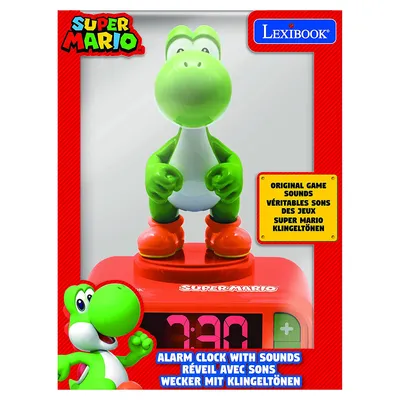 Immagine prodotto di Lexibook Sveglia con figura di Super Mario Yoshi 3D