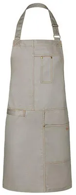 Obrázek produktu pro Karlowsky – „Urban Casual Style“ zástěra s laclem pro muže/ženy Unisex LT5358 (jednotná velikost) (kamenně šedá)