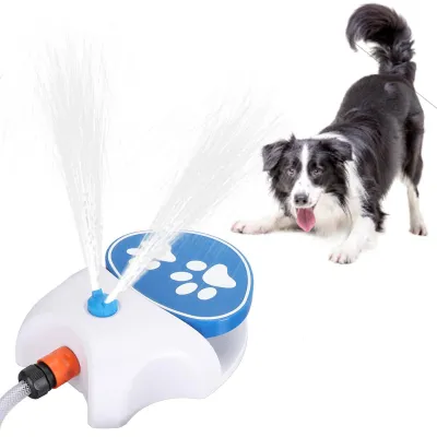 Productafbeelding van Hondenwaterfontein met voetpedaalbediening, geschikt voor buiten, inclusief slang, waterdispenser voor honden