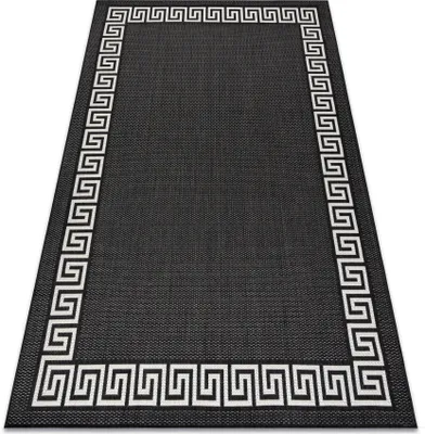 Zdjęcie produktu dla Dywan SZNURKOWY SIZAL FLAT 49373690 Grecki / krem czarny 120x170 cm