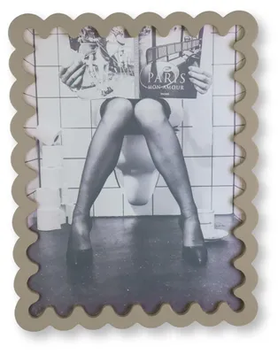 Produktbild von Picture frame - Wavey -Taupe - MDF - 33x43x1.5cm