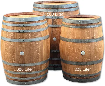 Produktbild von 225L GESCHLIFFENES Weinfass, Barriquefass als Stehtisch:  natur, ohne Fixierung