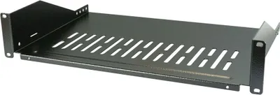 Image de EFB 19" 2HE Fachboden, Tiefe 400 mm, max. 22 kg, schwarz