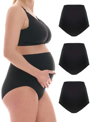 Produktbild von Herzmutter Unterhose Schwangerschaft Baumwolle 3X Umstandsslip 5130