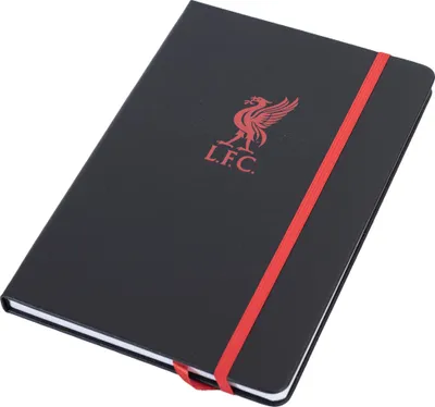 Produktbild von Liverpool FC - Notizbuch "Classic", Wappen TA13025 (Einheitsgröße) (Schwarz/Rot)