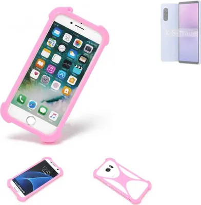 Produktbild von K-S-Trade Handy Hülle kompatibel mit Sony Xperia 10 V Schutz Hülle Bumper Silikon Schutz Hülle Cover Case Silikoncase Silikonbumper TPU Softcase