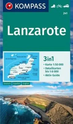 Productafbeelding van KOMPASS wandelkaart 241, Lanzarote, schaal 1:50.000