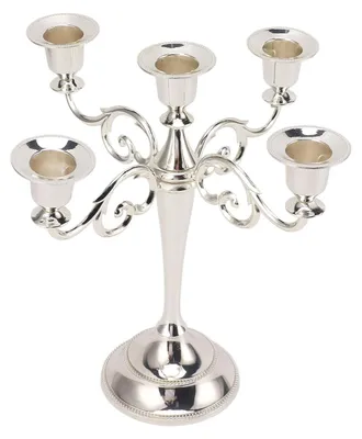 Imagen del producto de Candelabro retro de hierro con 5 brazos