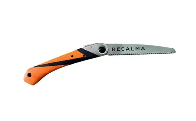Produktbild von Recalma Klappsäge 210 mm, SK5-Stahlsägeblatt, rutschfester, ergonomischer Griff, kompakt und tragbar für Garten und Camping