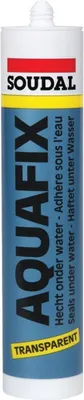 Produktbild von Soudal Aquafix 310ml transparent 15 Stk