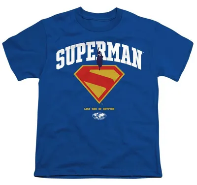 Produktbild von Superman - "2025" T-Shirt für Kinder, Logo TV36606 (128) (Königsblau)