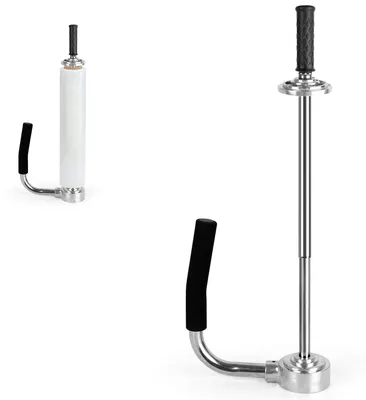 Stretchfolienhalter aus Metall, höhenverstellbar, 30–50 cm Rollen