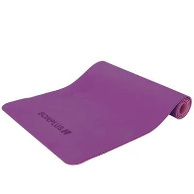 Imagen del producto de Bonplus BP | Alfombrilla para yoga y pilates | Alfombrilla deportiva | Incluye una correa para el hombro y una bolsa de transporte | Ideal para hacer deporte en casa | Ecológica