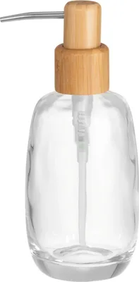 Image de Distributeur de savon LINA, verre et bambou