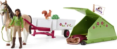 Immagine prodotto di Schleich, Club del Cavallo La gita in campeggio di Sarah, Club del Cavallo, 42533