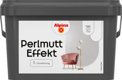 Produktbild von AlpinaGrundierung Effektfarbe Perlmutt Farbeffekt weiß 2,5 l