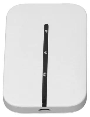 Obrázek produktu pro Mobilní hotspot 4G LTE, bílý, odblokovaný router, 300 Mb/s, 2100 mAh, podpora až 10 uživatelů, s slotem pro SIM kartu, ideální na cesty, služební cesty a práci