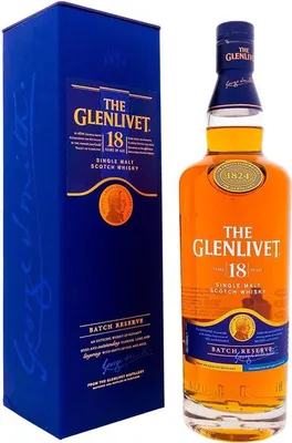Obrázok produktu pre The Glenlivet 18 Years Single Malt Scotch Whisky v darčekovom balení | 40 % obj. | 0,7 l