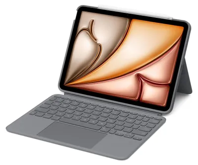 Produktbild von Logitech Combo Touch, QWERTZ, Deutsch, Trackpad, 1,8 cm, 1 mm, Apple