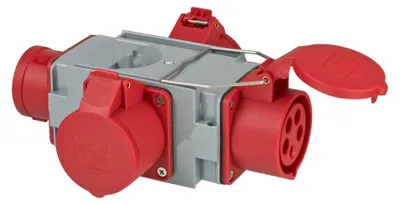 Image de Brennenstuhl Kreuzverteil. 5polig 16A 5+Steckdosen 3xCEE/5