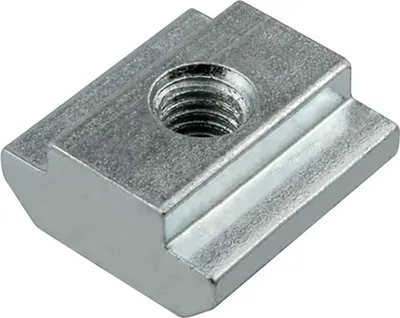 Produktbild von Nutenstein schwer Gleitmutter M6 Nut 10  für Aluprofil 45-er 100 Stück