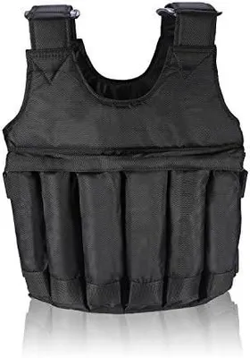 Produktbild von Gewichtsweste 50kg - Verstellbar - Oxford-Stoff - Komfortabel - Fitness - Krafttraining