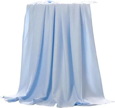 Zdjęcie produktu dla Letni koc bambusowy z systemem chłodzenia powietrzem, niebieski, 200 x 180 cm