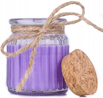 Produktbild von Lavendel-Sojakerze im Glas - Natürlich