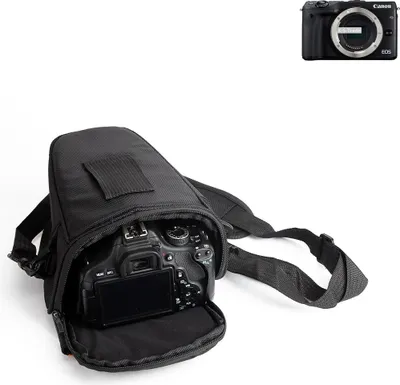 Produktbild von K-S-Trade Kameratasche Fototasche Schultertasche Umhängetasche kompatibel mit Canon EOS M3 Colt  für Systemkameras Schutzhülle bag Zubehörtasche