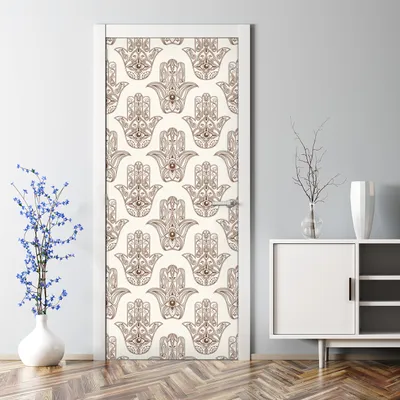 Produktbild von Dekorative Türsticker Aufkleber selbstklebend Klebefolie Türposter indische Bunte 70 x 200 cm