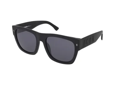 Produktbild von Dsquared2 ICON 0004/S MATTE BLACK/GREY 55/19/145 Herrenbrillen Sonnenbrillen