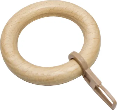Produktbild von Gardinia Ringe zu Stilprogramm Lugano, Ø 28 mm, natur, 10-er Pack