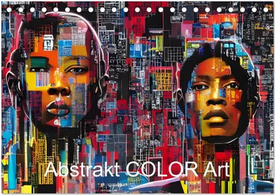 Produktbild von Abstrakt color Art (Tischkalender 2025 DIN A5 quer), CALVENDO Monatskalender