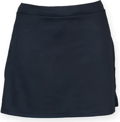 Produktbild von Finden & Hales Damen Sport Skort / Hosenrock mit feuchtigkeitstransportierendem Finish RW4162 (Large) (Marineblau)