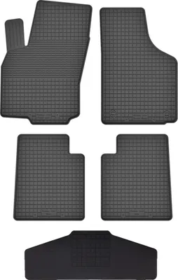 Produktbild von Gummi Fußmatten Set Für: Renault Twingo I (1993-2006) Gummimatten Schwarz