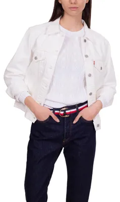 Immagine prodotto di LEVI'S Donna -  Giubbotto ex-boyfriend trucker bianco   - Taglia S