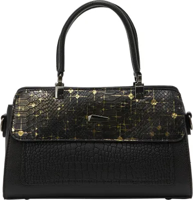 Image de Sac à main FENIA pour femme - noir et or, taille unique