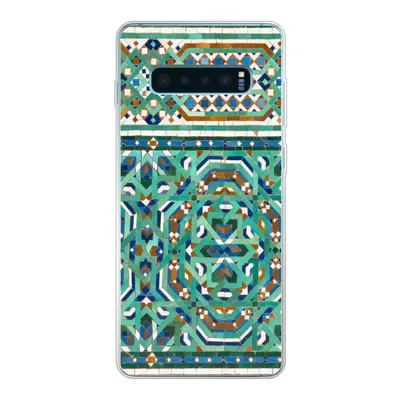 Produktbild von MuchoWow® Handyhülle Schutzhülle Hülle für Samsung Galaxy S10 Lite Eine traditionelle marokkanische Mosaikdekoration Silikon Softcase Handy Hülle - Schutz