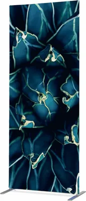 Produktbild von Showdown Textil Raumteiler Deco - 85x200cm - Kaktus Blau