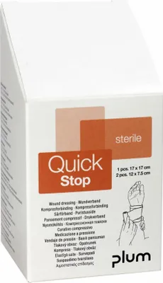 Obrázok produktu pre PLUM Obväz na rany QuickStop 5152 assorted 3ks.
