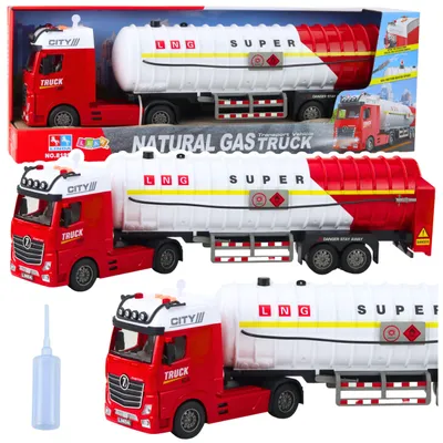 Immagine prodotto di Il camion cisterna che pompa le luci dell'acqua suona bianco e rosso